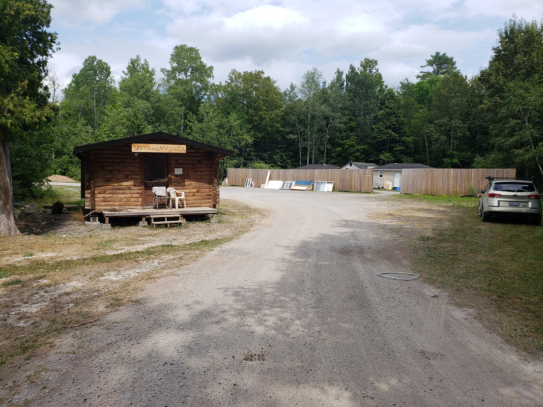 Welcome cabin at MYO Camp Smitty